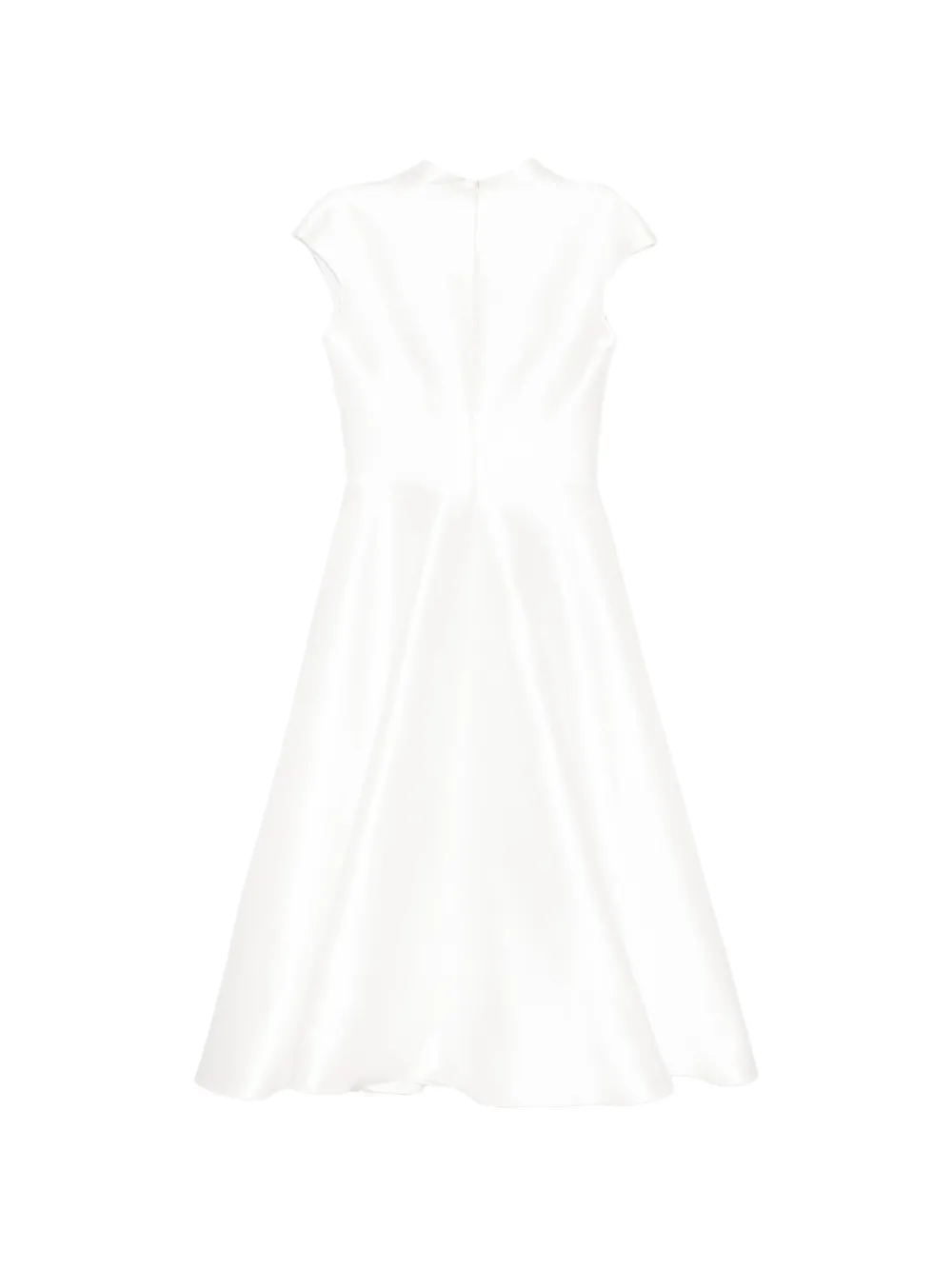 Isabel Sanchis Midi-jurk met kapmouwen Wit