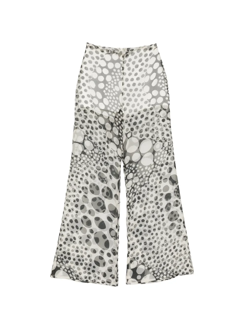Isabel Sanchis sheer polka-dot trousers