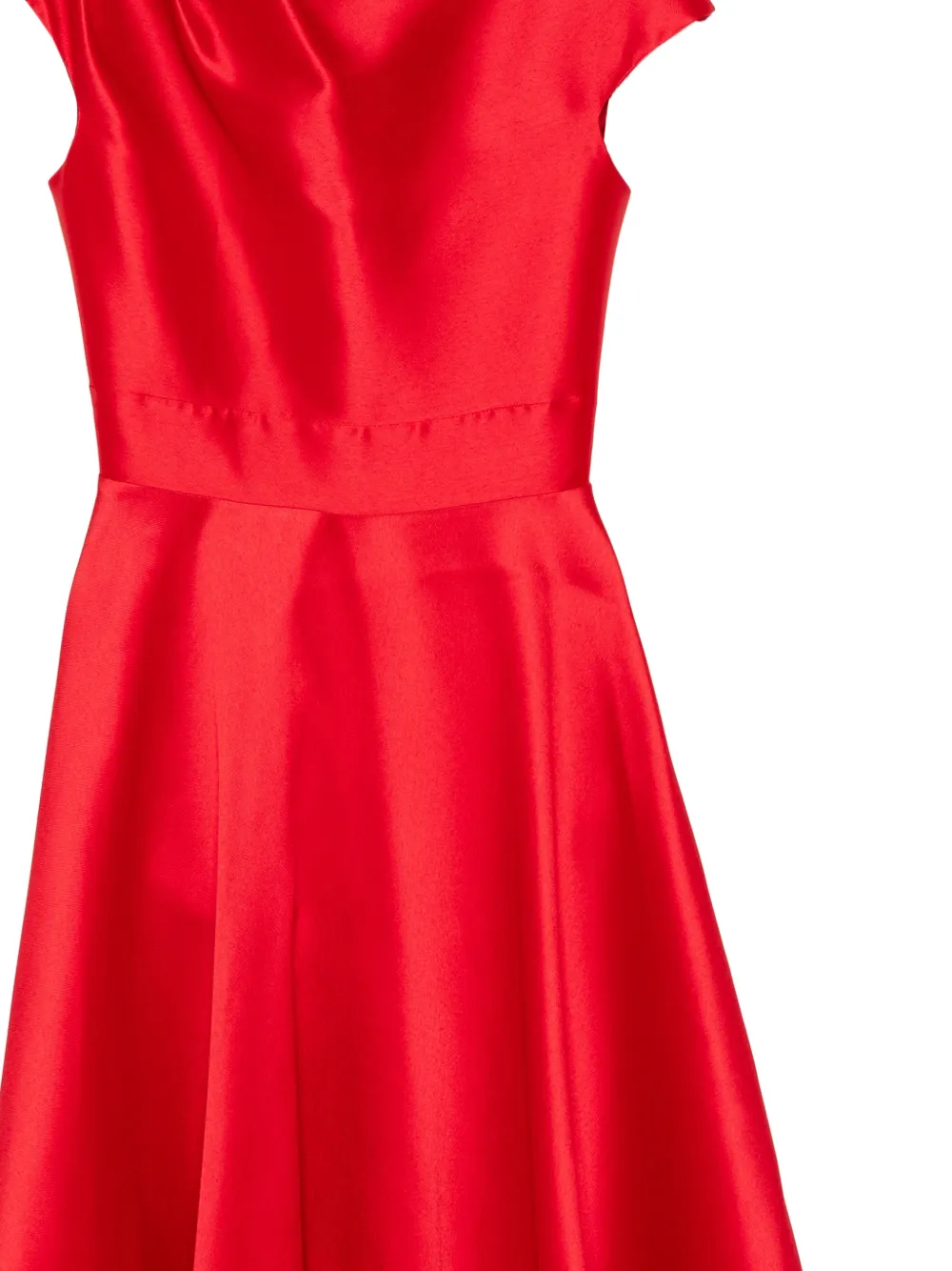  Isabel Sanchis Cap-sleeves Midi Dress - Red 