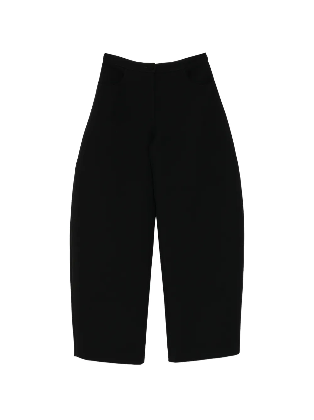 Isabel Sanchis structured curved-leg palazzo pants