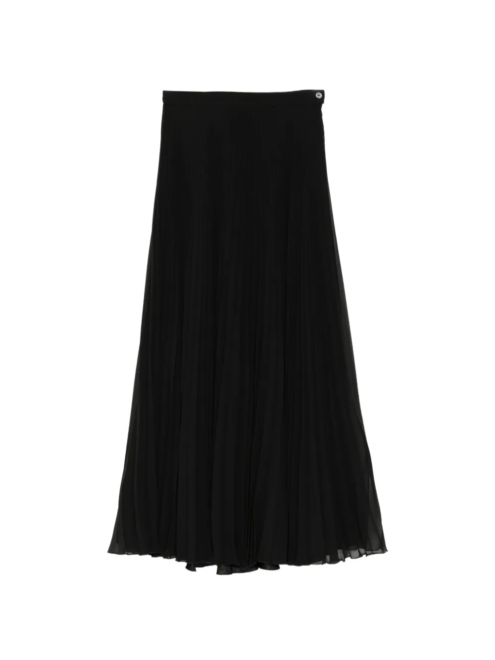 Isabel Sanchis pleated maxi skirt - Nero