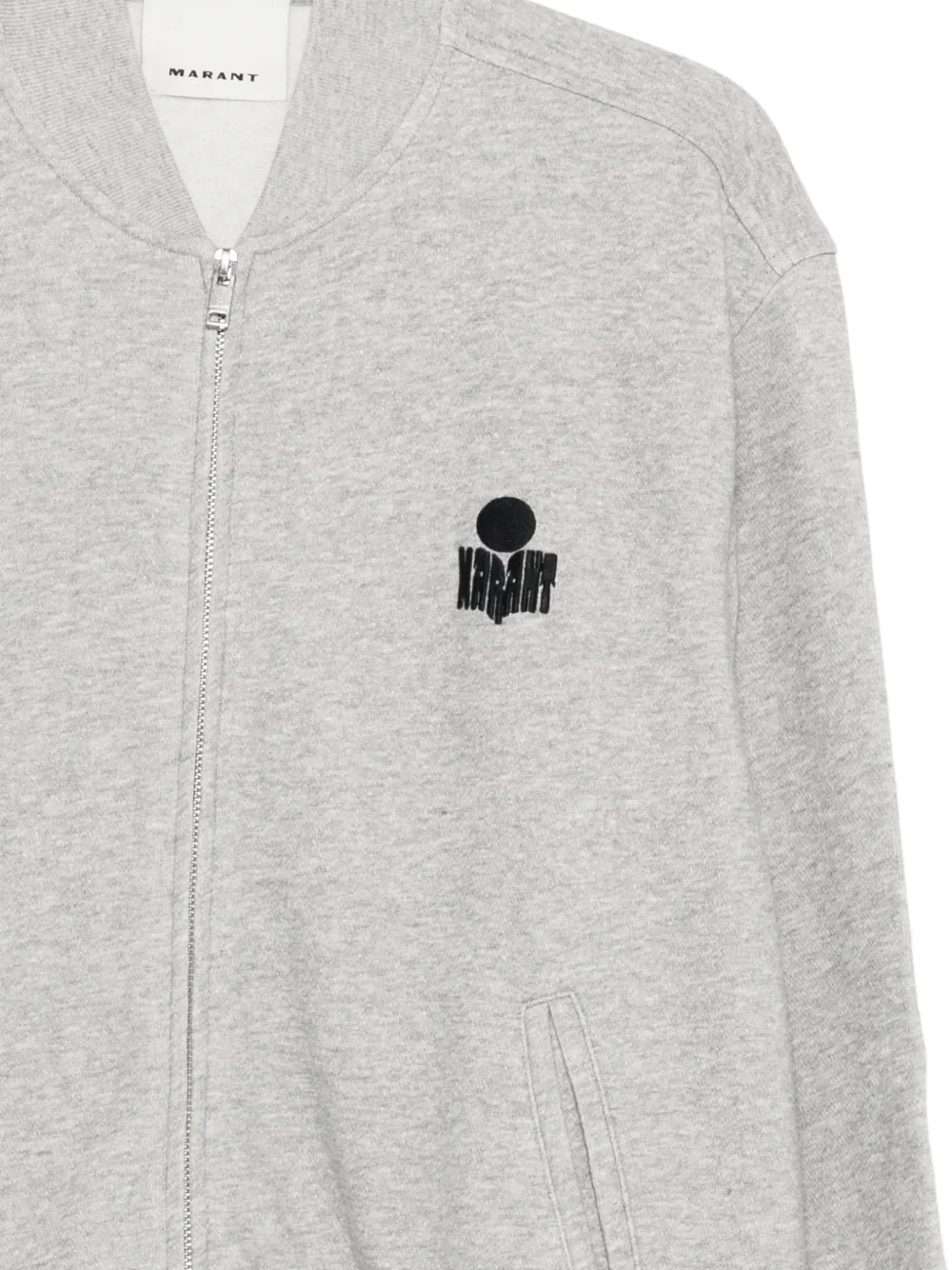 MARANT Jack met rits en logo Grijs