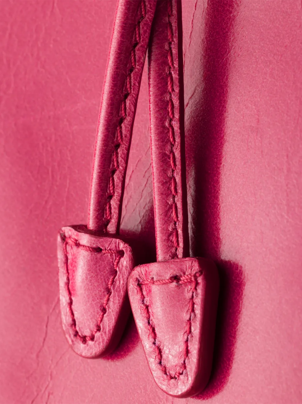 Prada Triangel leren portemonnee met email Roze