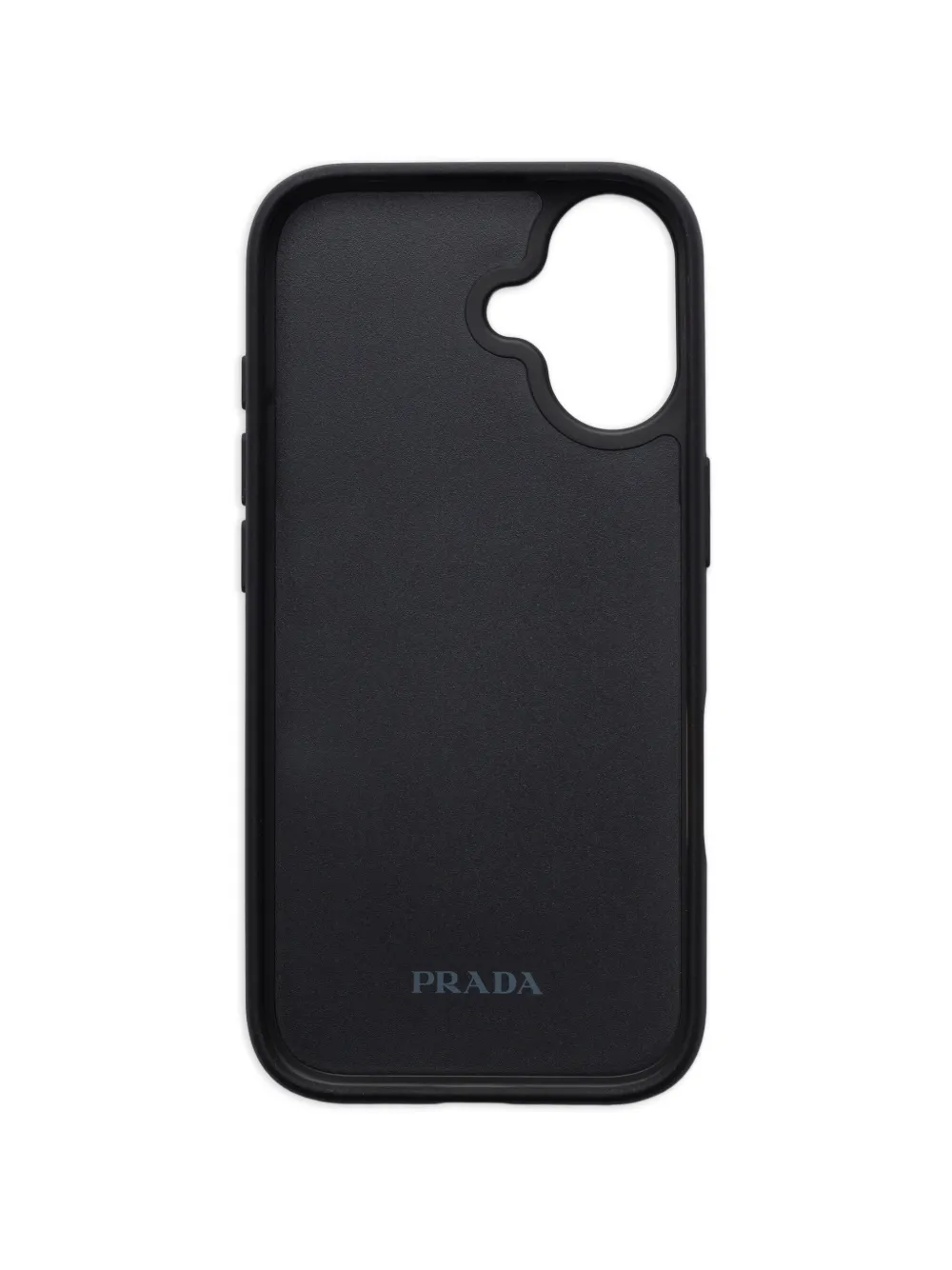  Prada Triangle-logo Leather Phone Case Iphone 17 - Pink 