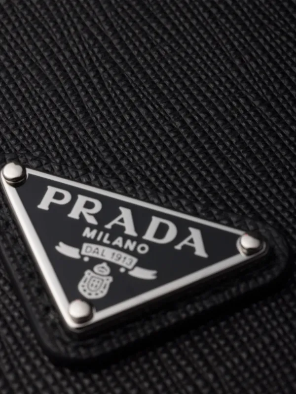 Prada Leather Phone Case | Black | FARFETCH
