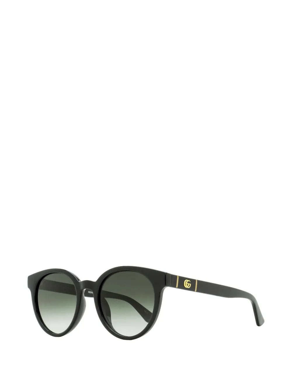 Gucci Eyewear 638 zonnebril met ovalen montuur Zwart