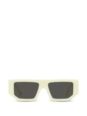 Off-White Eyewear ロゴディテール サングラス | ホワイト | FARFETCH JP