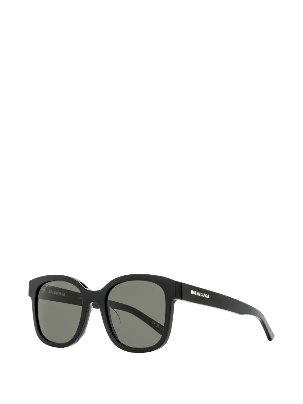 Balenciaga Eyewear Alternative Fit zonnebril met vierkant montuur Zwart