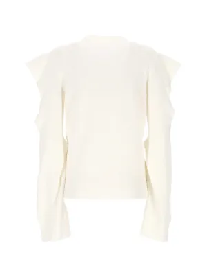 sacai / サカイ | アシンメトリーネック ワッフルニット | 2 | アイボリー | レディース ALL WOMEN | sacai Official Store サカイ オフィシャル