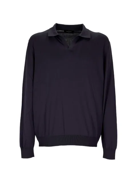 Gran Sasso polo-collar sweater