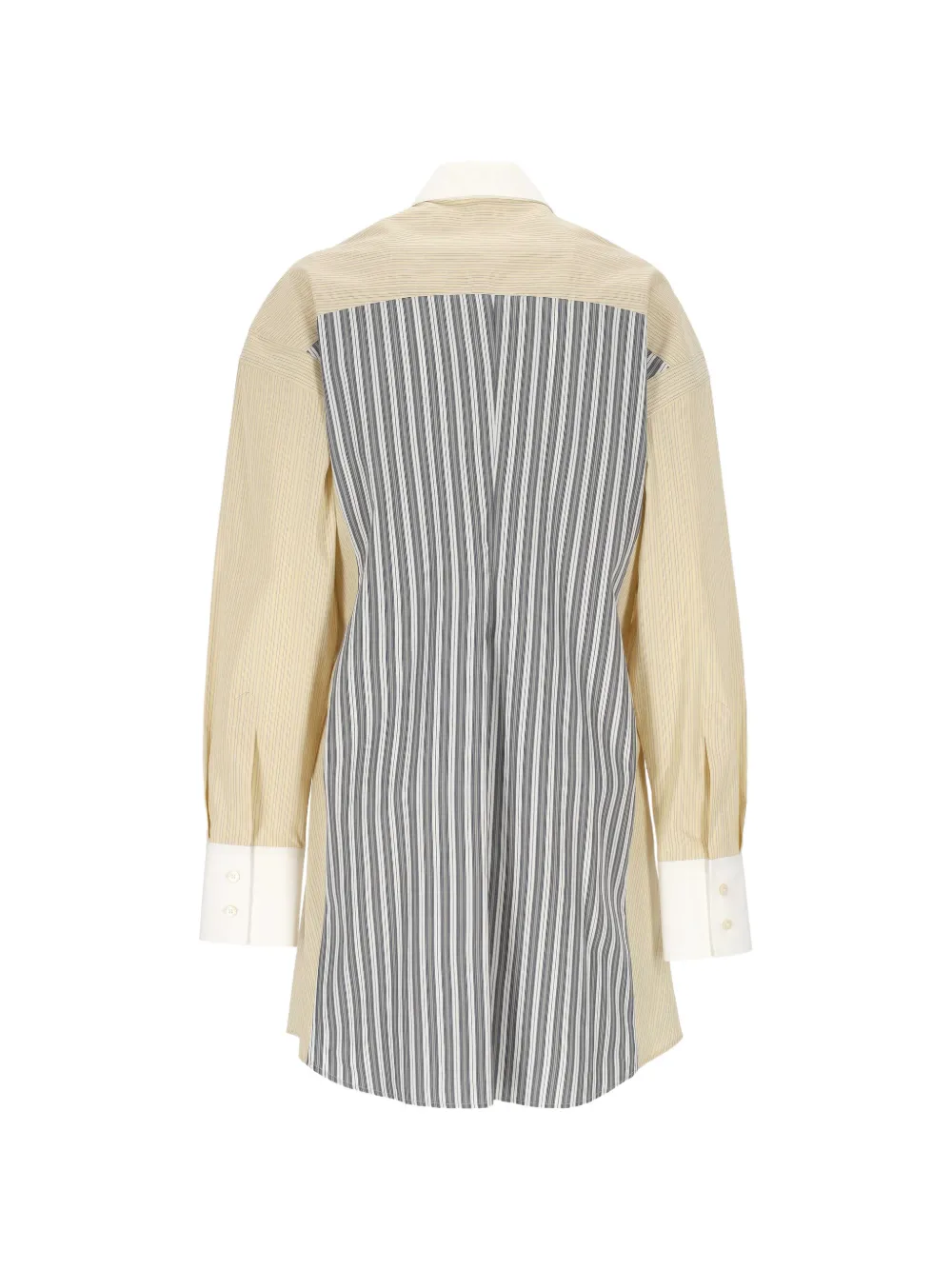 Stella McCartney Gestreepte blousejurk Geel