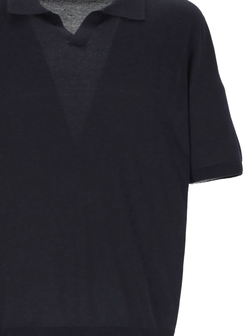  Gran Sasso Polo-collar T-shirt - Blue 