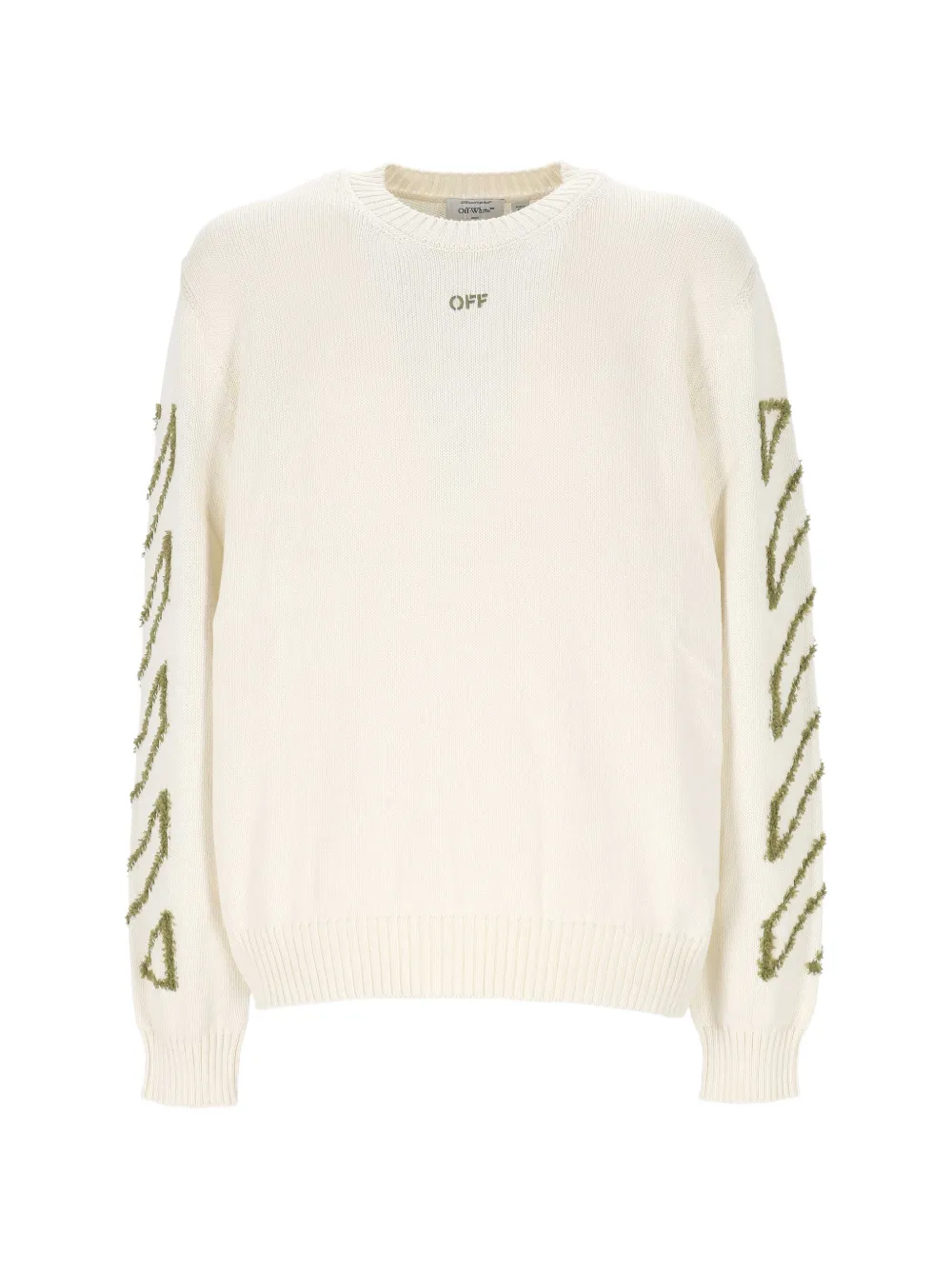 Off-White crew-neck sweater - Bianco