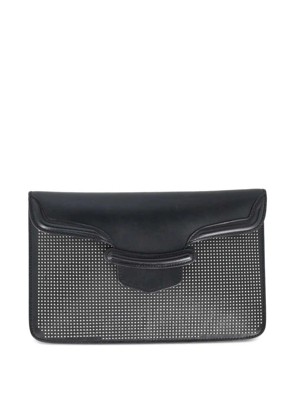 Alexander McQueen Pre-Owned Heroine studded leather clutch bag - Black