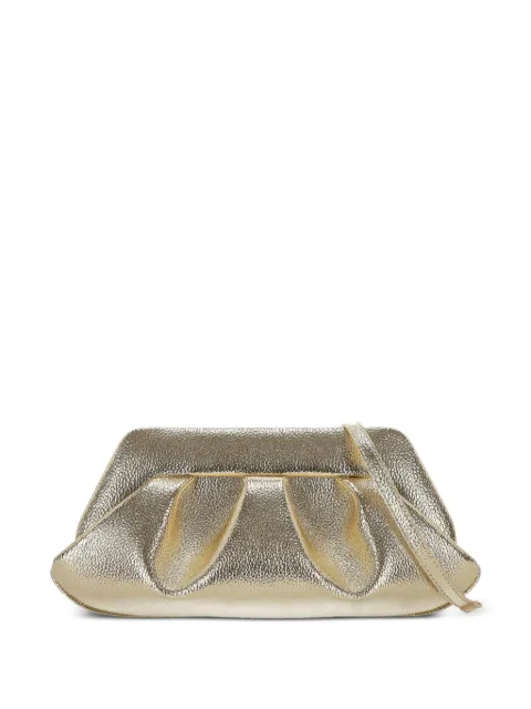 Themoirè Gea laminated clutch bag