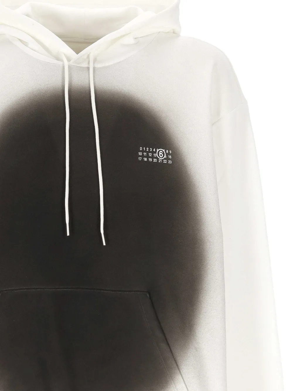 MM6 Maison Margiela Hoodie met logodetail Wit