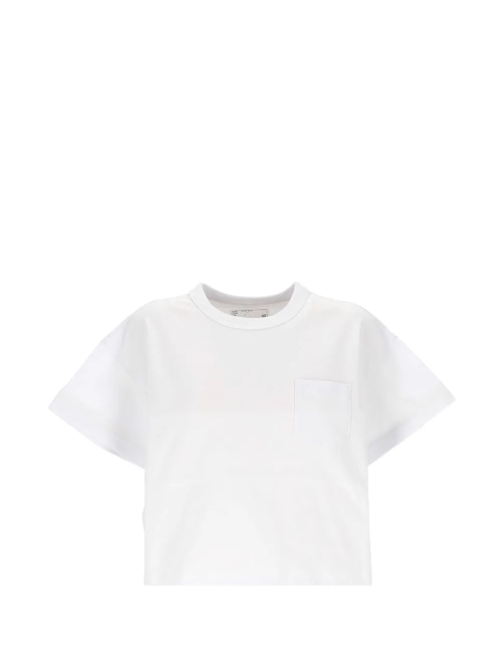 sacai T-shirt con taschino - Bianco
