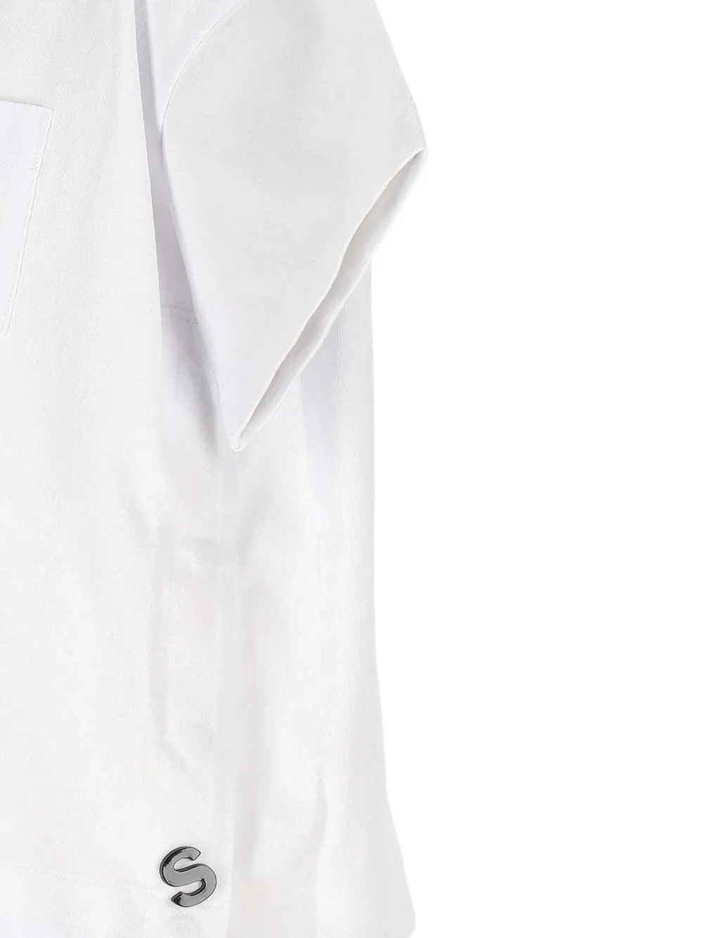 sacai T-shirt met borstzak Wit