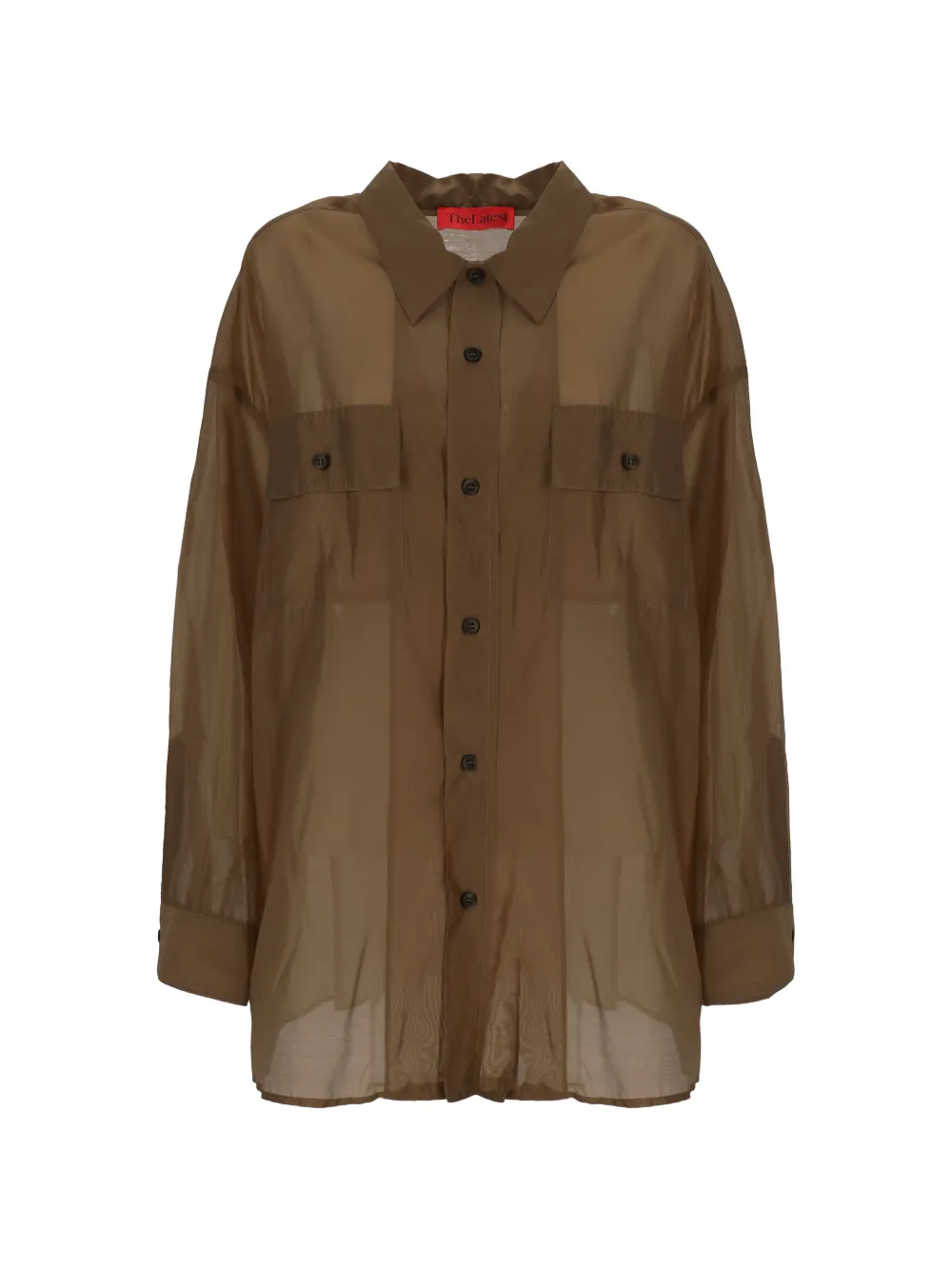 THELATEST button flap shirt - Toni neutri