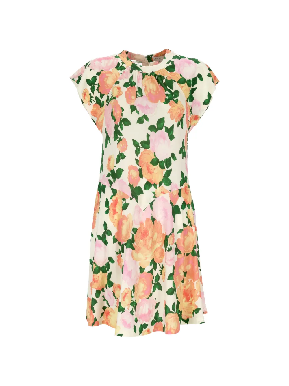 Stella Mccartney Floral Mini Dress In Multi