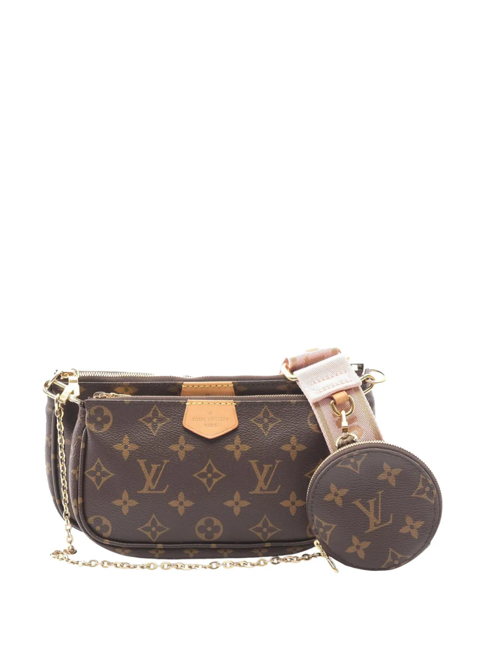 Louis Vuitton Pre-Owned 2021 Monogram Multi Pochette Accessoires satchel - Marrone