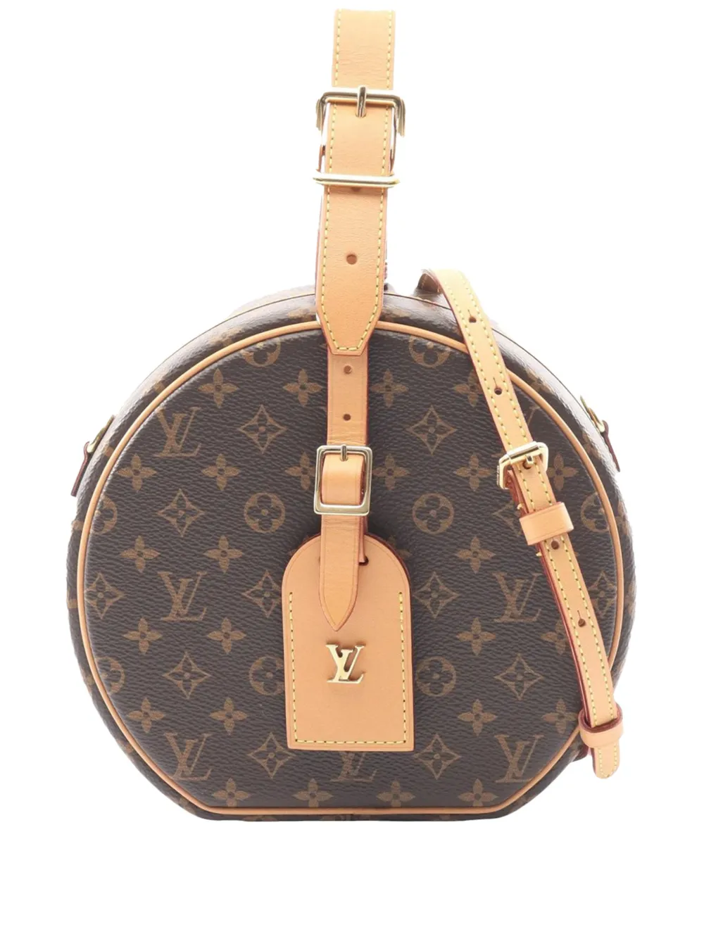 Louis Vuitton Pre-Owned 2018 Monogram Petite Boite Chapeau satchel - Marrone