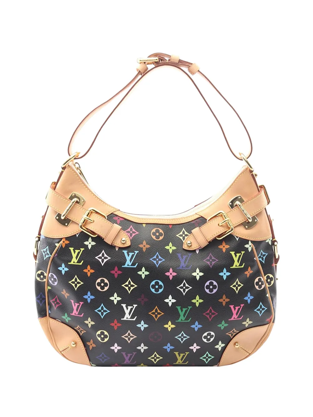 Louis Vuitton Pre-Owned Borsa passepartout Greta con monogramma multicolore 2010 - Nero