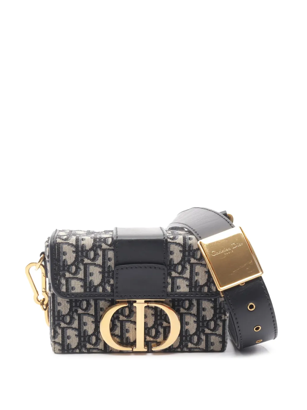 Christian Dior Pre-Owned 2010-2026 Oblique Canvas 30 Montaigne Box Bag crossbody bag - Marrone