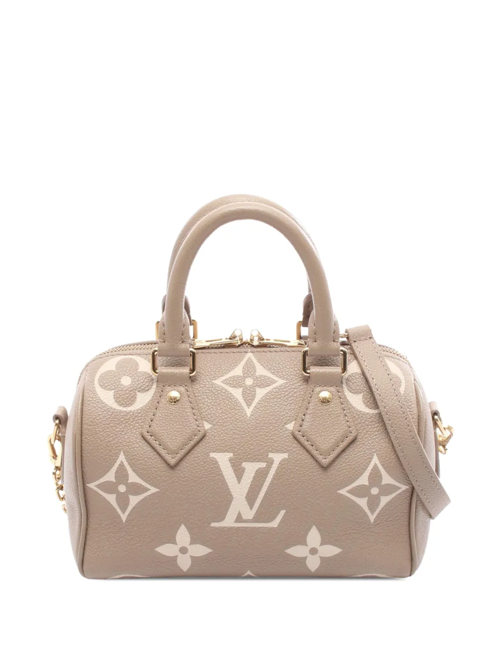 Louis Vuitton Pre-Owned 2021-2026 Bicolor Monogram Empreinte Speedy Bandouliere 20 satchel - Braun