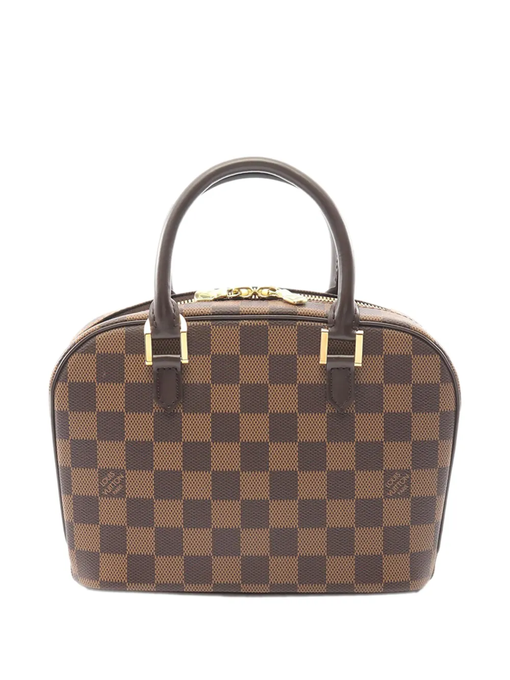Louis Vuitton Pre-Owned Borsa a mano Sarria mini in tela Damier Ebène 2003 - Marrone