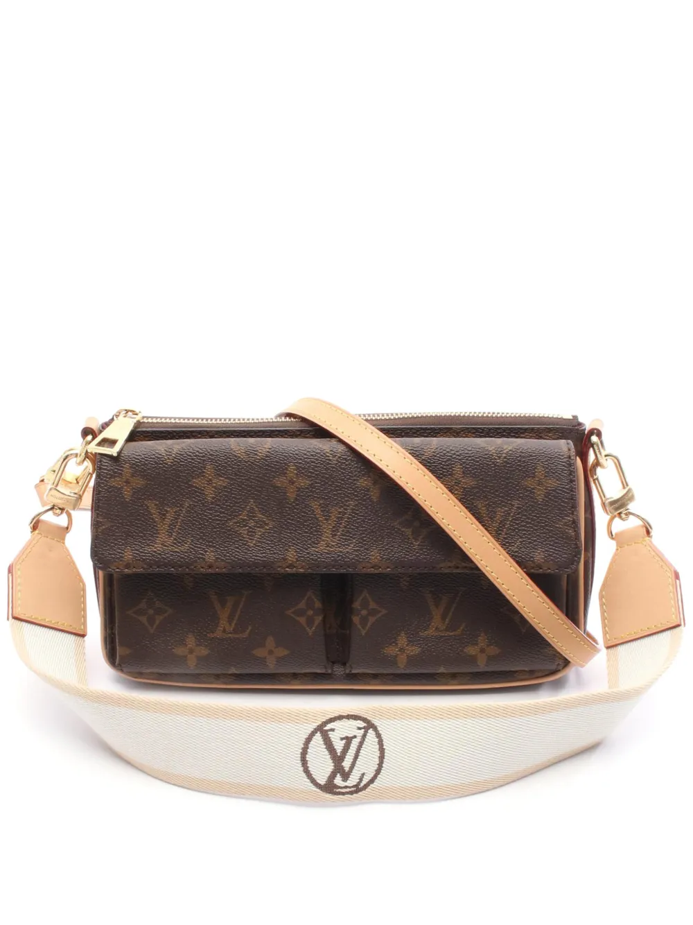 Louis Vuitton Pre-Owned Borsa a tracolla Vivacite con monogramma 2021-2026 - Marrone