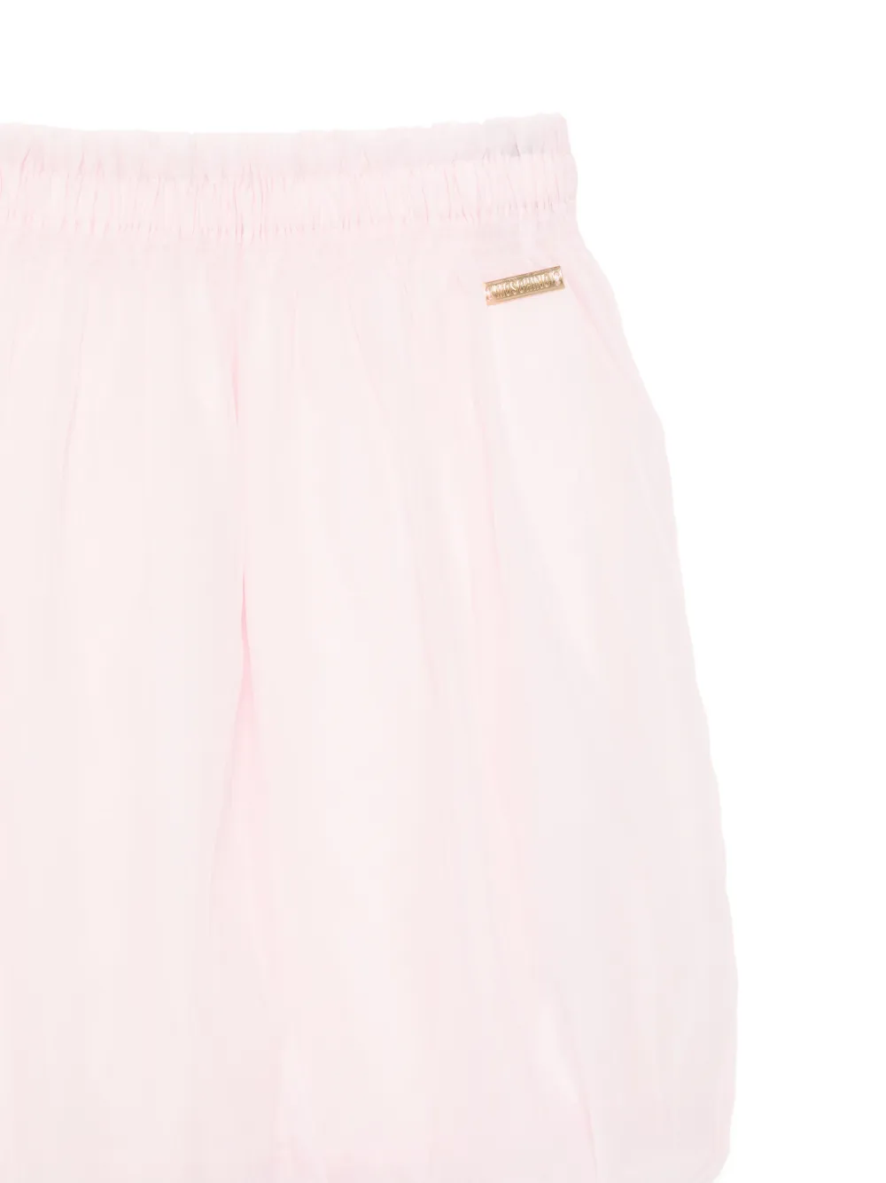 Moschino Kids Set met teddybeer en logo Roze