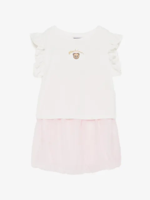 Moschino Kids Conjunto com logo teddy bear