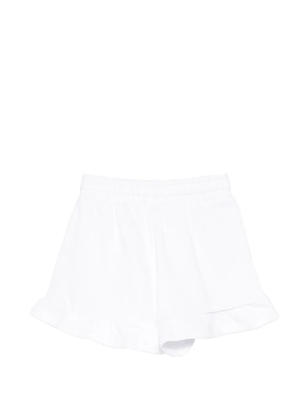 Moschino Kids Shorts met ruches Wit