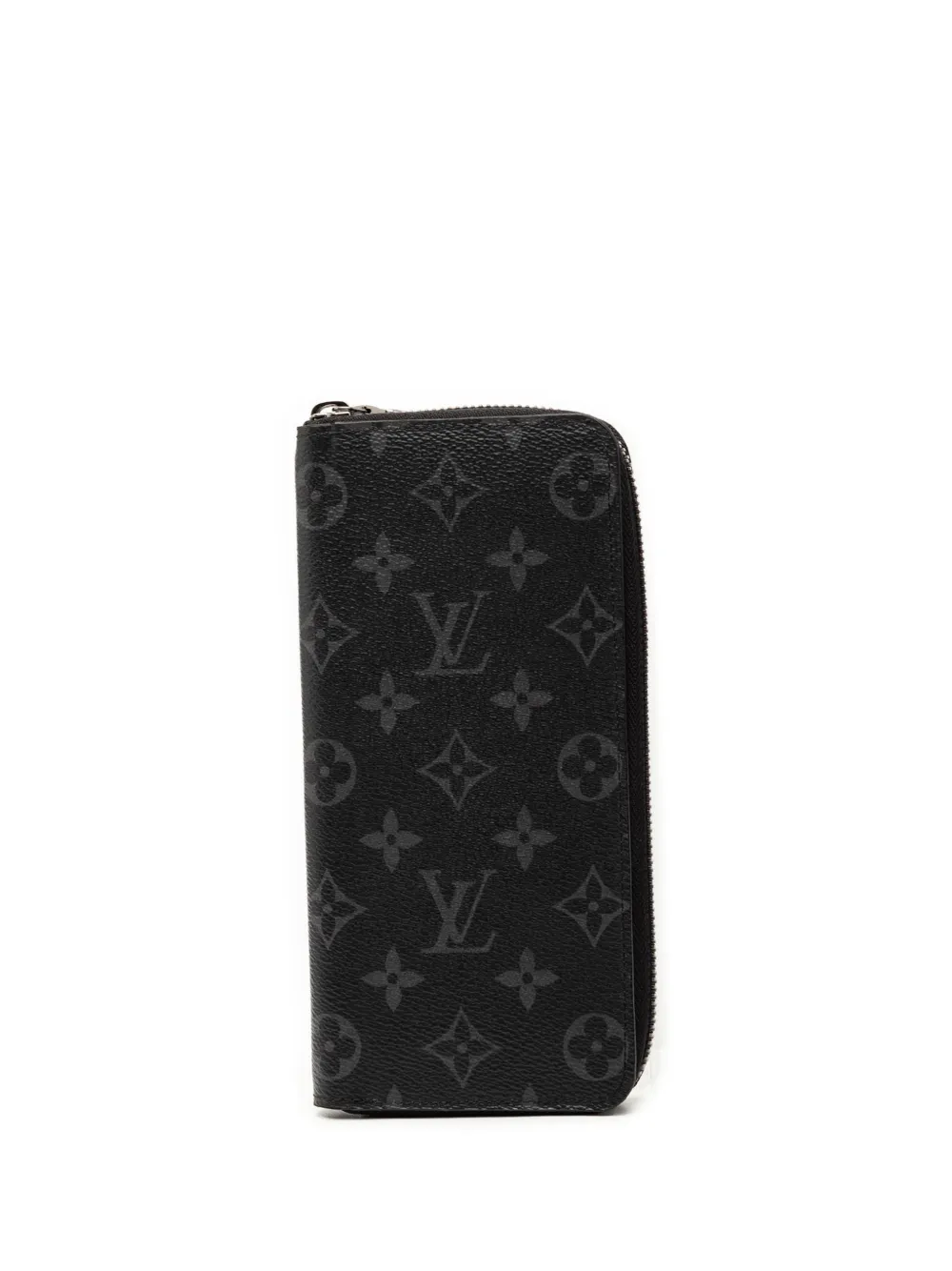 Louis Vuitton Pre-Owned Portafoglio Zippy in tela Monogram Eclipse 2020-2025 - Nero