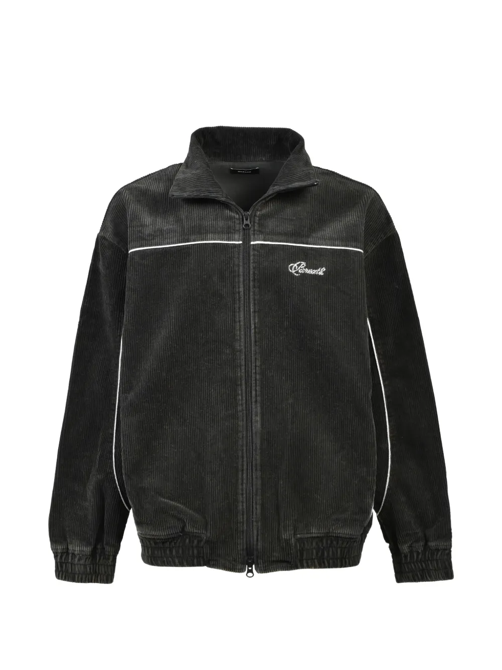 BREATH corduroy piped jacket - Nero