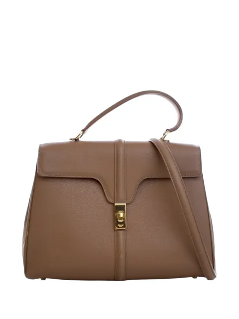 Celine Pre-Owned 2018 Medium Leather Classique 16 Top Handle Bag satchel