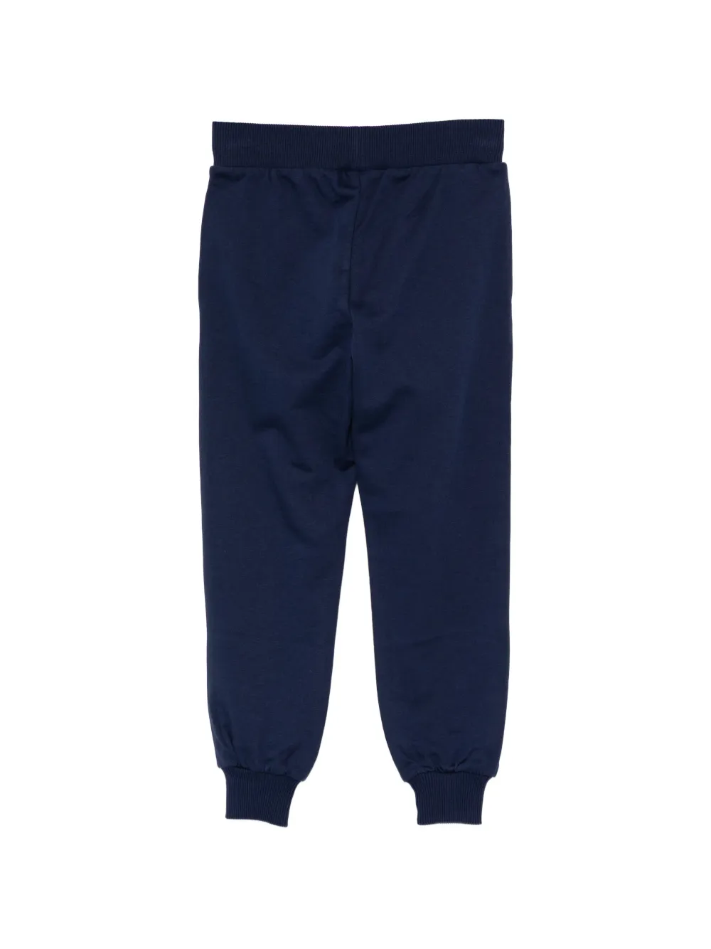 Moschino Kids Trainingsbroek met teddybeerprint Blauw