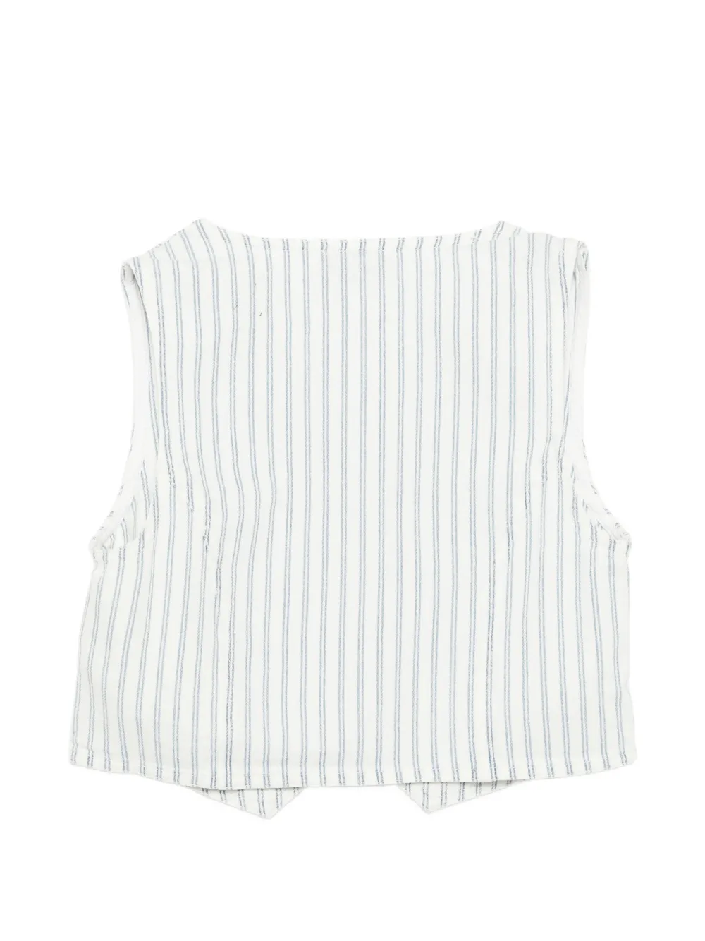 Moschino Kids Gestreept gilet Wit