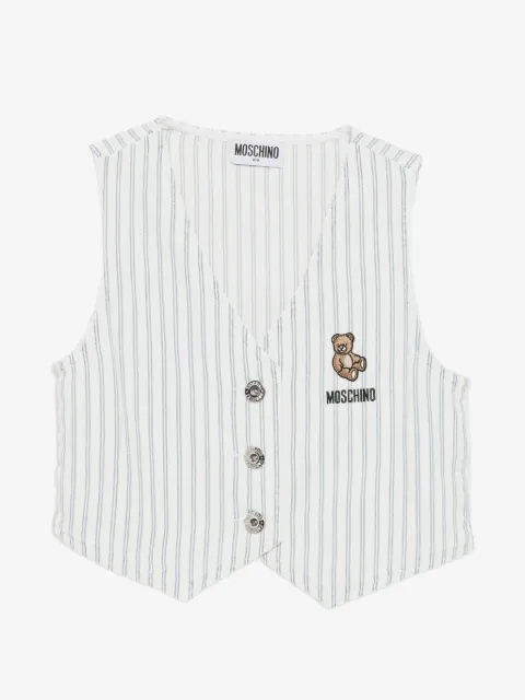 Moschino Kids ストライプ ベスト