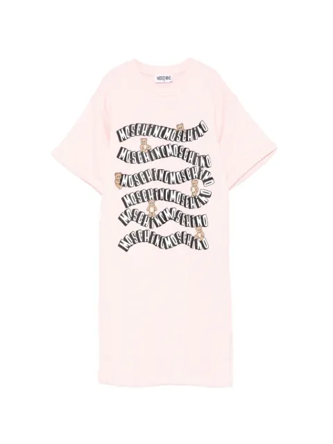 Moschino Kids teddy bear logo dress
