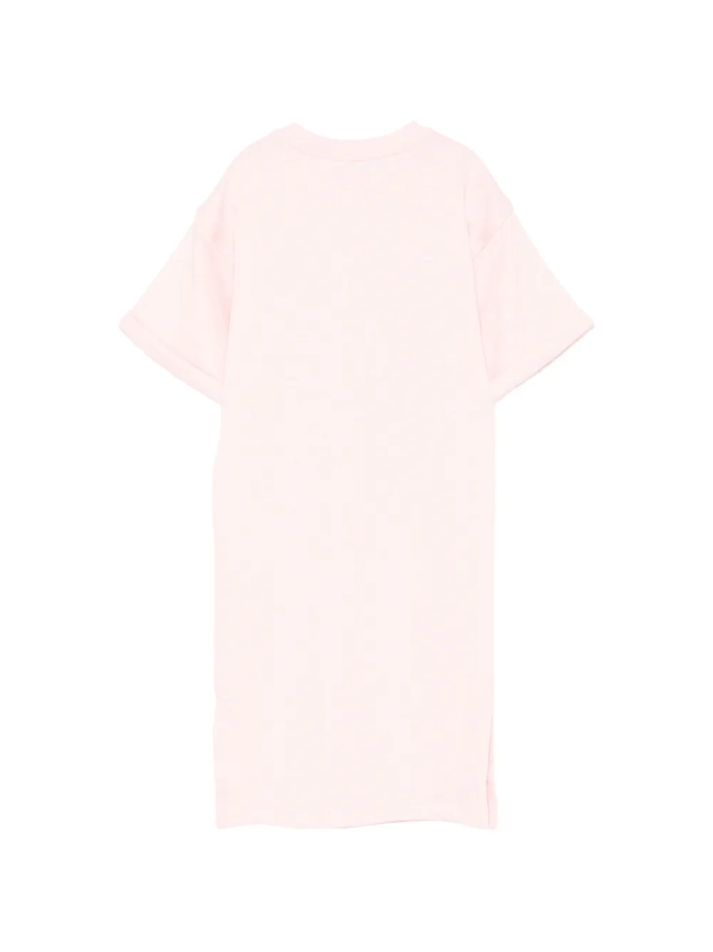 Moschino Kids Jurk met teddybeer en logo Roze