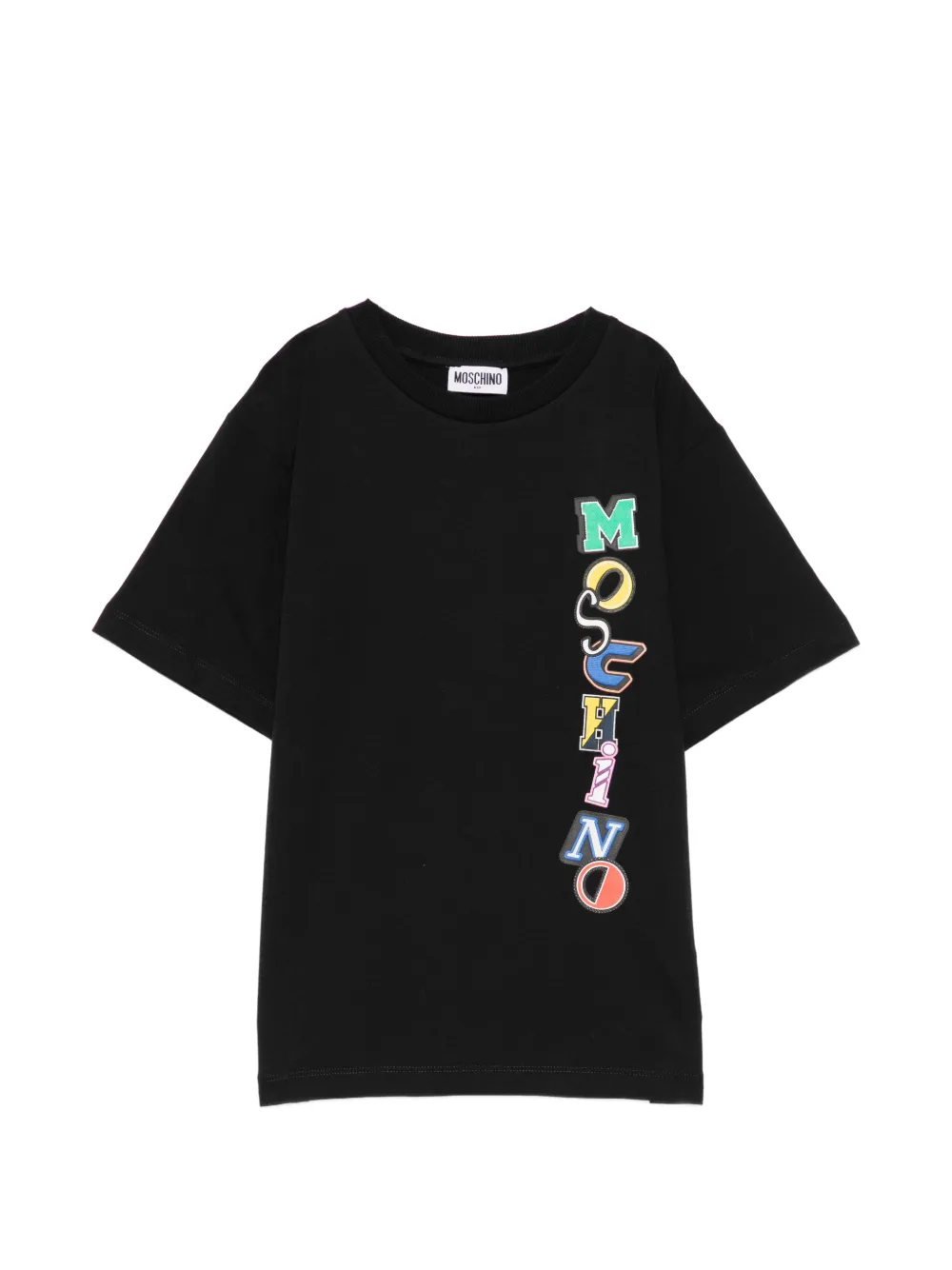 Moschino Kids logo-print T-shirt - Schwarz
