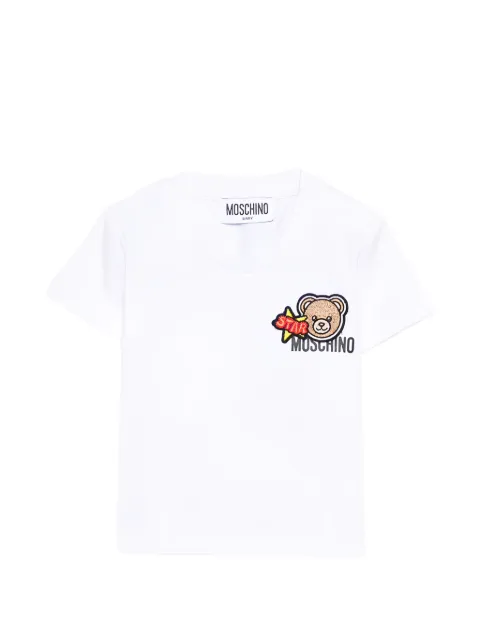 Moschino Kids teddy-appliqué T-shirt