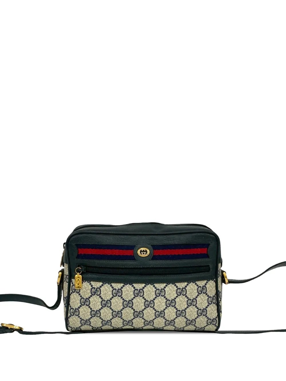 Gucci Pre-Owned 1970-1980 GG Supreme Web crossbody bag - Marrone