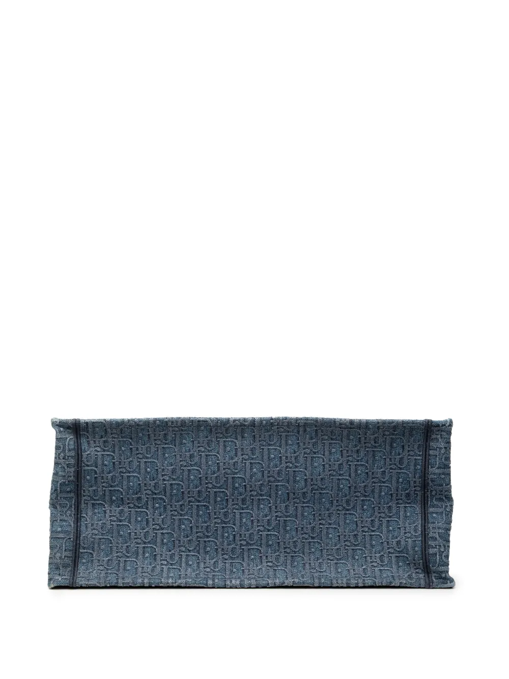 2019 Large Oblique Denim Book Tote Bag