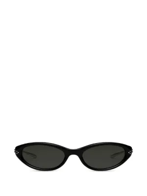 Gentle Monster Turbo M01 oval-frame Sunglasses | Black | FARFETCH