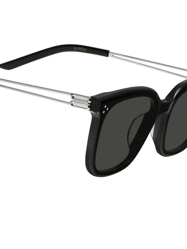 GENTLE MONSTER La Sola サングラス ブラック レディース Gentle Monster La Sola 01 Square Sunglasses | Black | FARFETCH