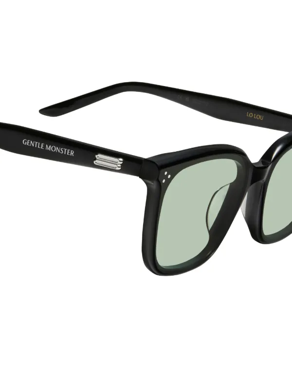 Gentle Monster Lo Lou 01(GR) サングラス | ブラック | FARFETCH JP