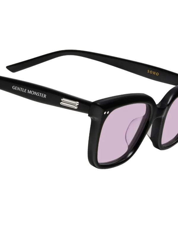 GENTLE MONSTER SOHO サングラス Gentle Monster Soho 01 (V) Sunglasses | Black | FARFETCH